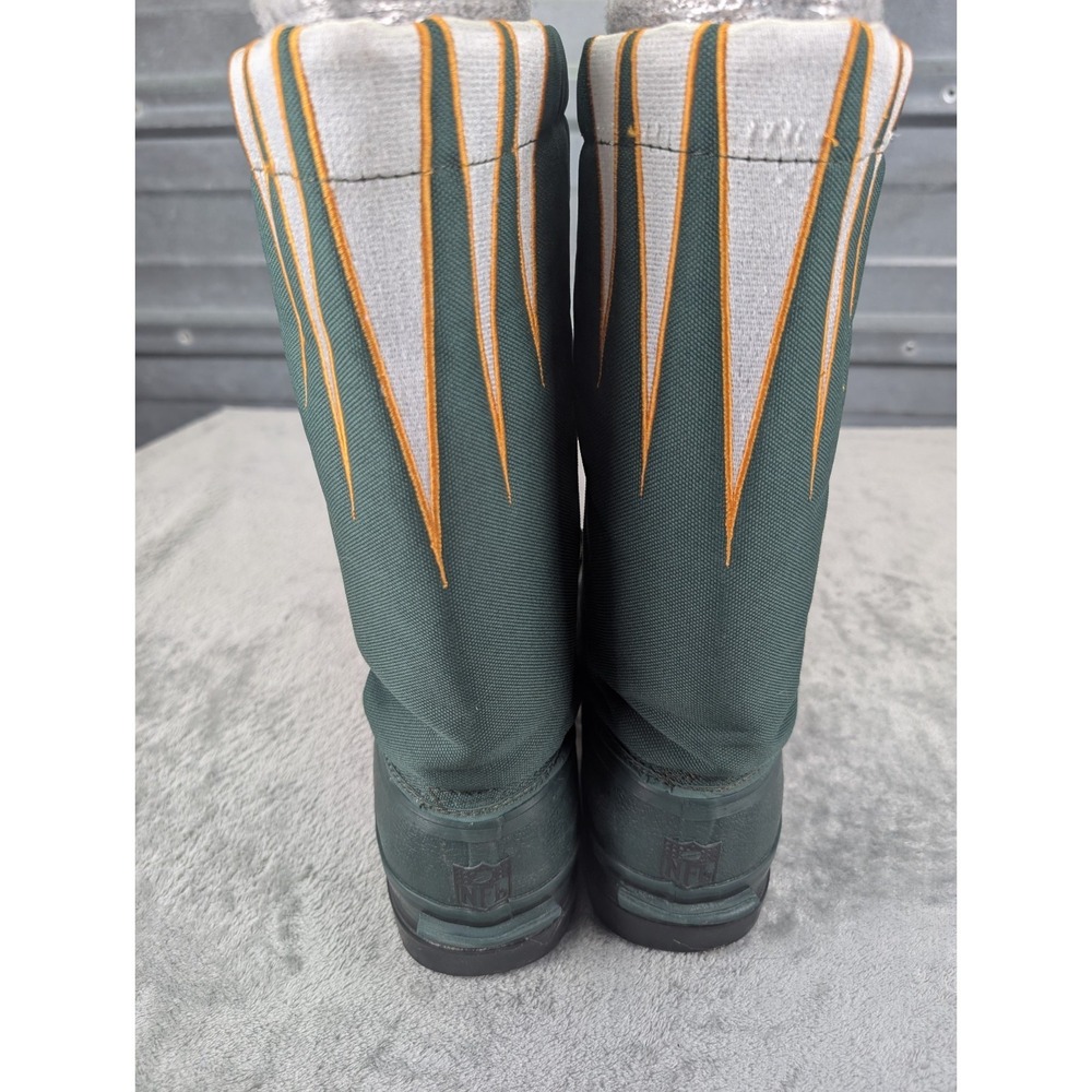 Vintage Green Bay Packers Winter Snow Boots Men Size 11 NFL Football Team Logo - Picture 6 of 10